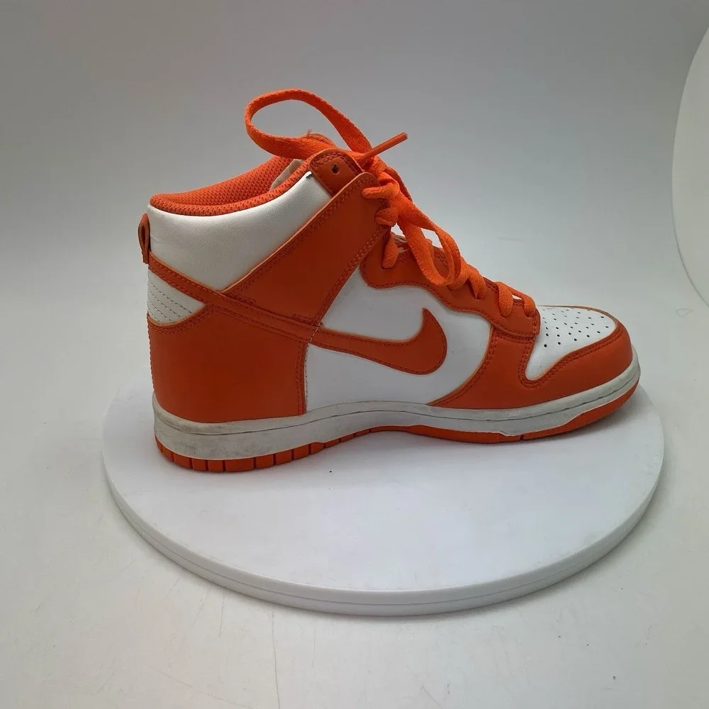 Nike Dunk High Shoes Youth 5.5Y Orange White DB2179-100 Athletic Causal Shoes